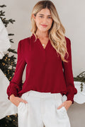 Karimya Long Sleeve Blouse Long Sleeve Top