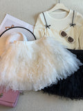 Multi-layer Ruffled Tutu Mesh Skirt For Women