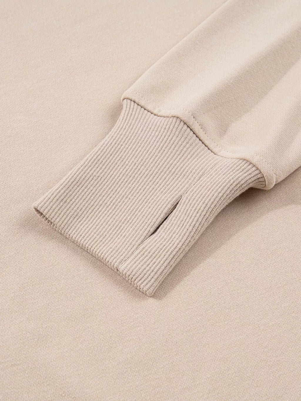 Oversized Slit Sweatshirt and Ribbed Leggings 2pcs Set
