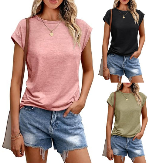 European And American Women's Summer Round-neck Vest