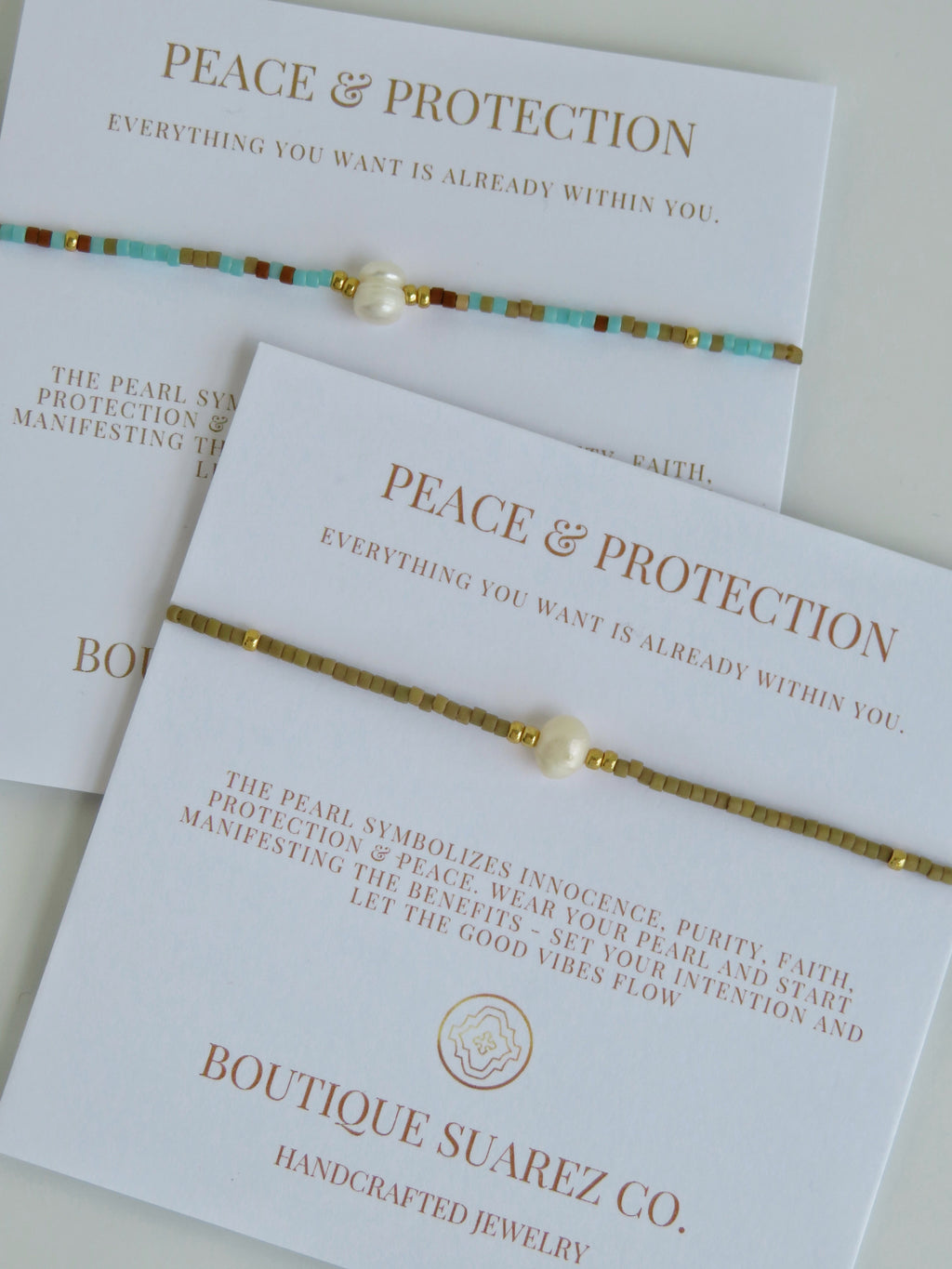 Manifest Peace - Pearl Bracelet
