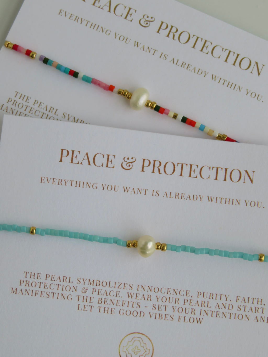 Manifest Peace - Pearl Bracelet