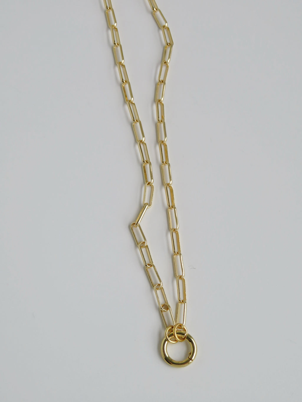 Scarlett Charm Holder Necklace - Clicker Clasp - add charms