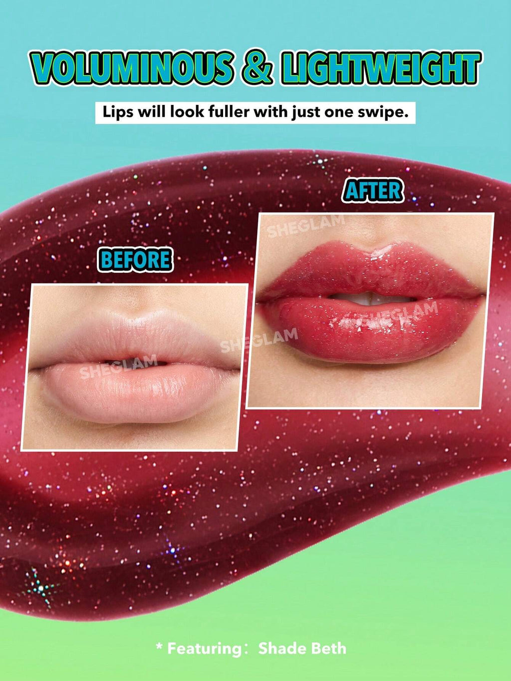 Rick and Morty X SHEGLAM Family Counseling Lip Gloss-Jerry Moisturizing Brown High Shine Liquid Lipstick Vegan Fragrance-Free Non-Sticky Instant Volumising Lip Glaze Suitable for People with Dry Lips Lip Makeup Lip Combo Brand Beauty Makeup Face Paint Cos