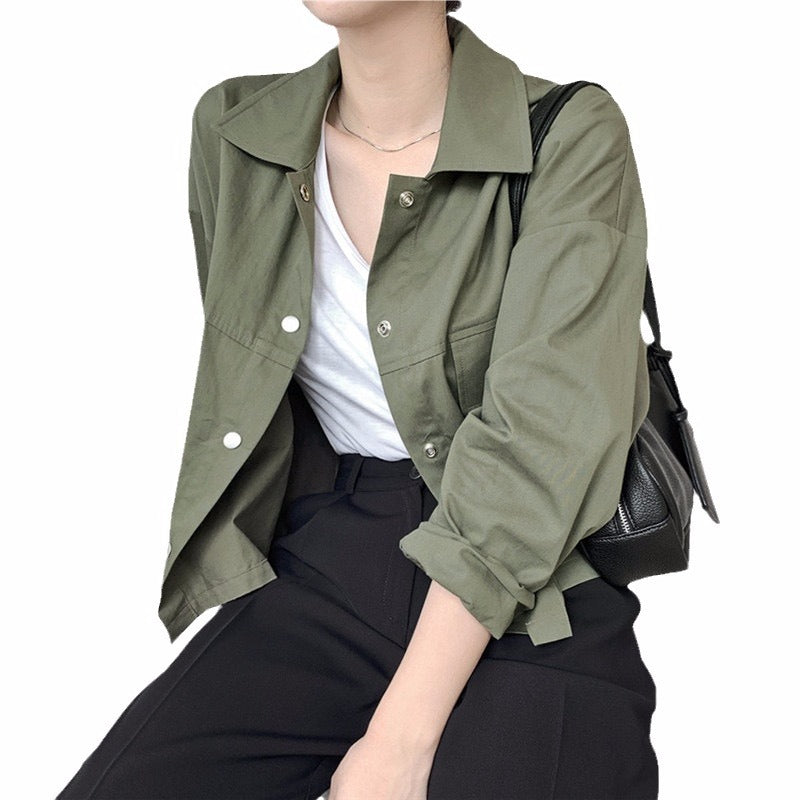 Niche Hong Kong-style Retro Chic Casual Workwear Jacket