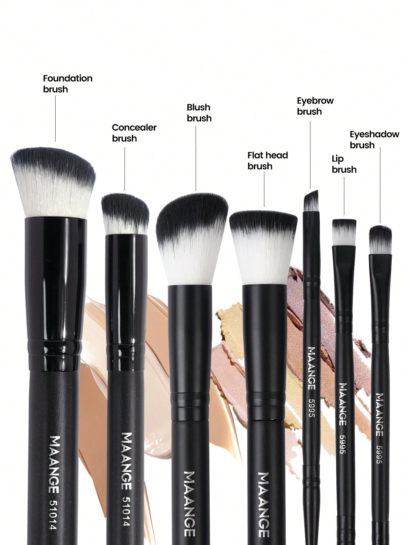 MAANGE 7/8/20Pcs Makeup Brush Set with Blush Brush Foundation Brush Eyeshadow Brush Eyelash Brush Eyebrow Brush Lip Brush Contour Brush Loose Powder Brush Concealer Brush Makeup Tools,Brush Set,Makeup Brush Kit,Make up Brush Set,Make up Set Complete,Makeup Brush Set,Complete Makeup Kit,Brush Kit,Brushes Makeup Set,Makeup Gift Set,Set