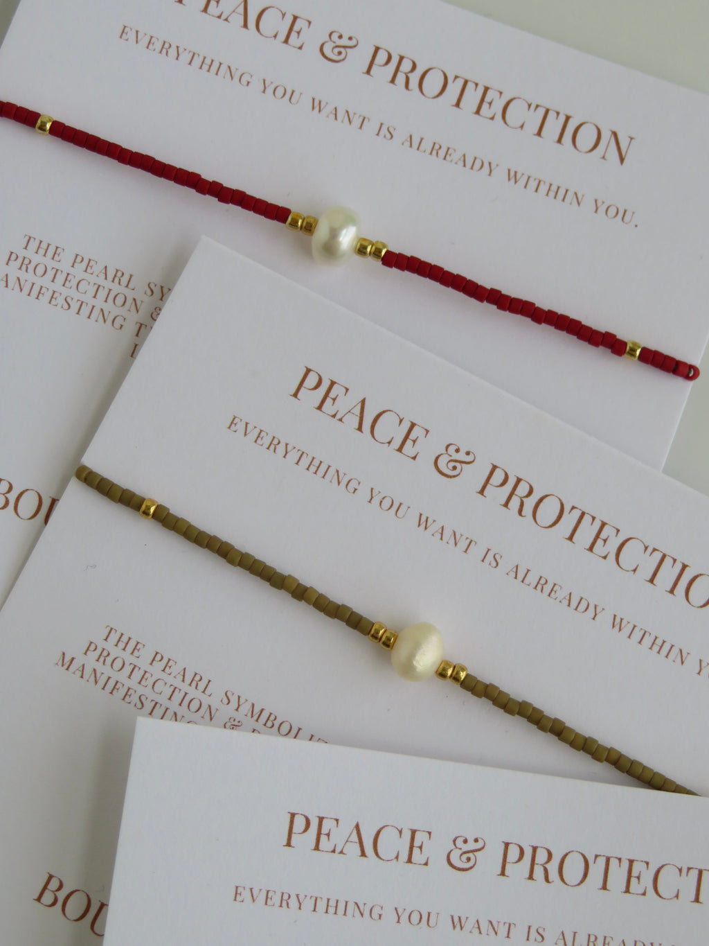 Manifest Peace - Pearl Bracelet