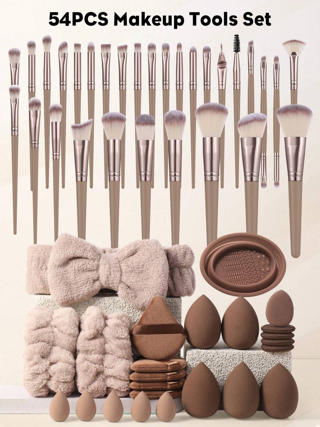 (Champagne Gold )18-20-22-25-30PCS Makeup Brush Sets Premium Synthetic Hair Eyeshadow Blending Brush Sets Cosmetics Tools+24Pcs Makeup Tools Set,Brush Set,Makeup Brush Kit,Make up Brush Set,Make up Set Complete,Makeup Brush Set,Complete Makeup Kit,Brush Kit,Brushes Makeup Set,Makeup Gift Set