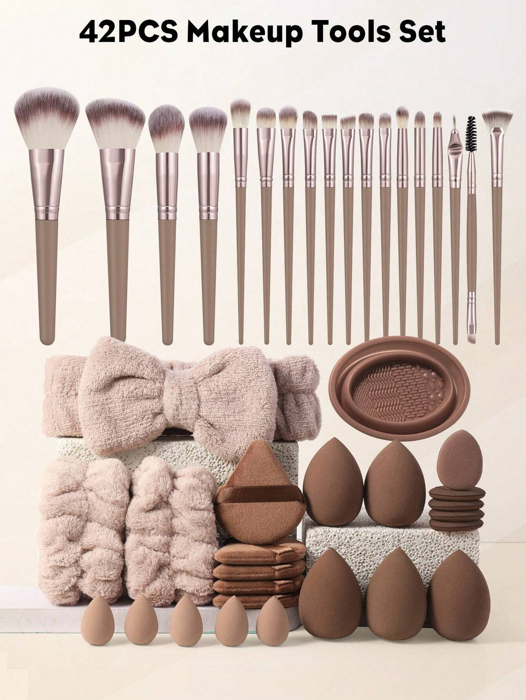 (Champagne Gold )18-20-22-25-30PCS Makeup Brush Sets Premium Synthetic Hair Eyeshadow Blending Brush Sets Cosmetics Tools+24Pcs Makeup Tools Set,Brush Set,Makeup Brush Kit,Make up Brush Set,Make up Set Complete,Makeup Brush Set,Complete Makeup Kit,Brush Kit,Brushes Makeup Set,Makeup Gift Set