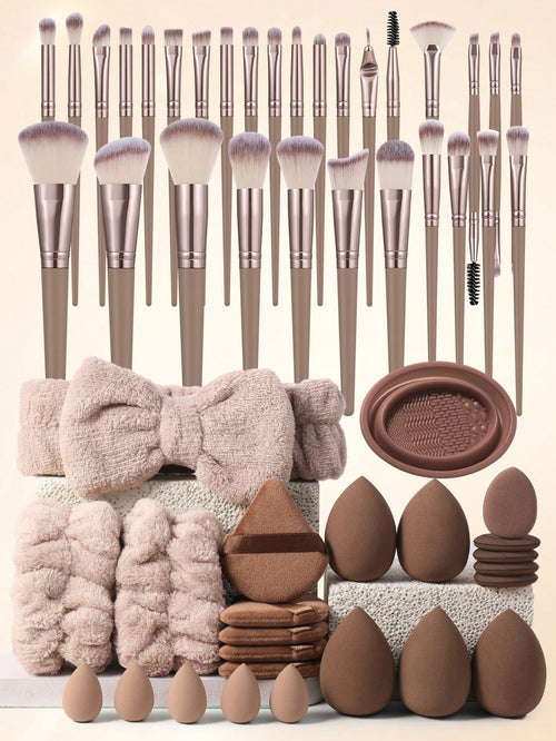 (Champagne Gold )18-20-22-25-30PCS Makeup Brush Sets Premium Synthetic Hair Eyeshadow Blending Brush Sets Cosmetics Tools+24Pcs Makeup Tools Set,Brush Set,Makeup Brush Kit,Make up Brush Set,Make up Set Complete,Makeup Brush Set,Complete Makeup Kit,Brush Kit,Brushes Makeup Set,Makeup Gift Set
