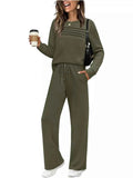 Plus Comfort Duo: Versatile Top & Pants Ensemble