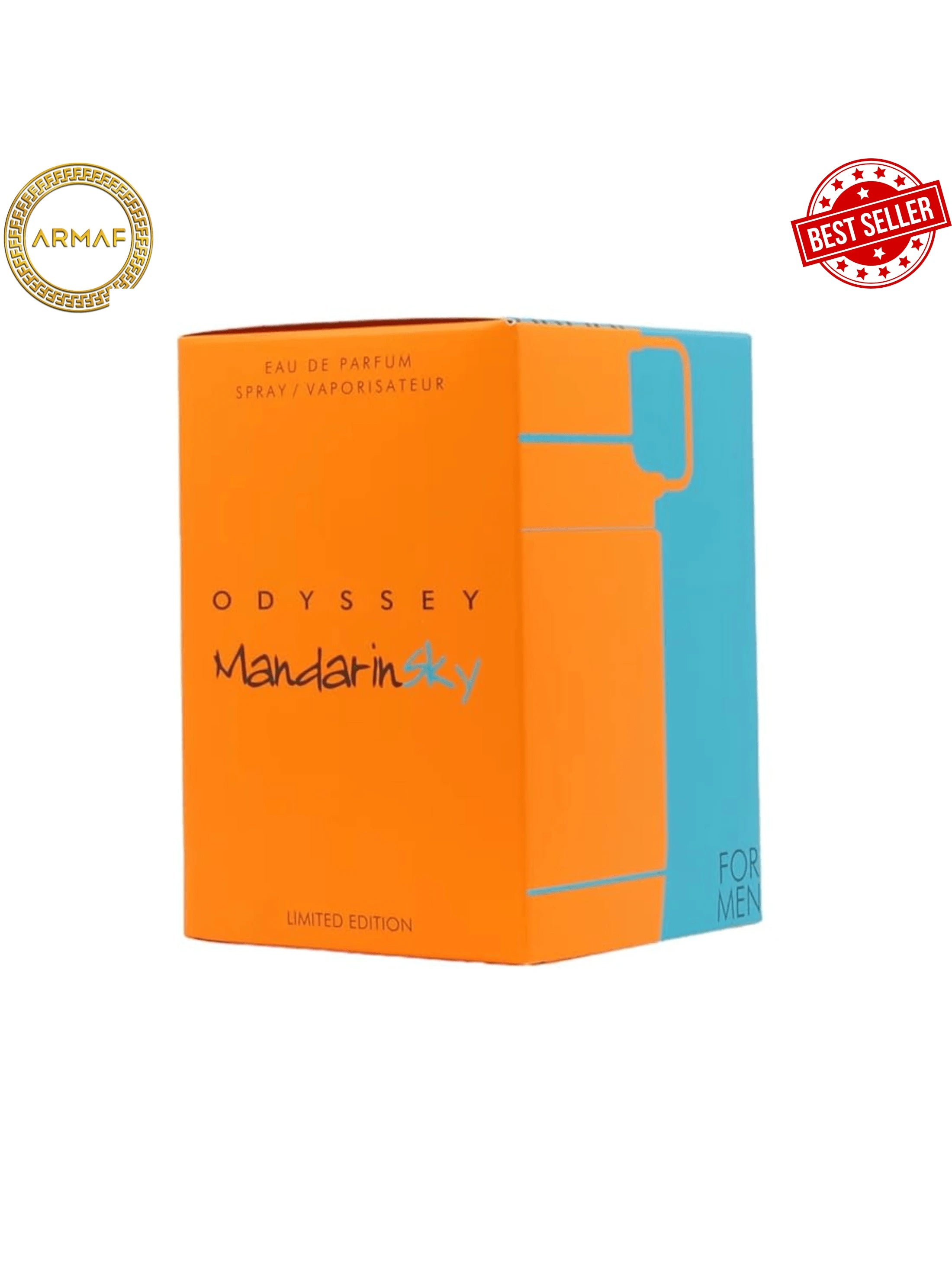 Armaf Odyssey Mandarin Sky Eau De Parfum Spray for Men 3.4Oz / 100Ml