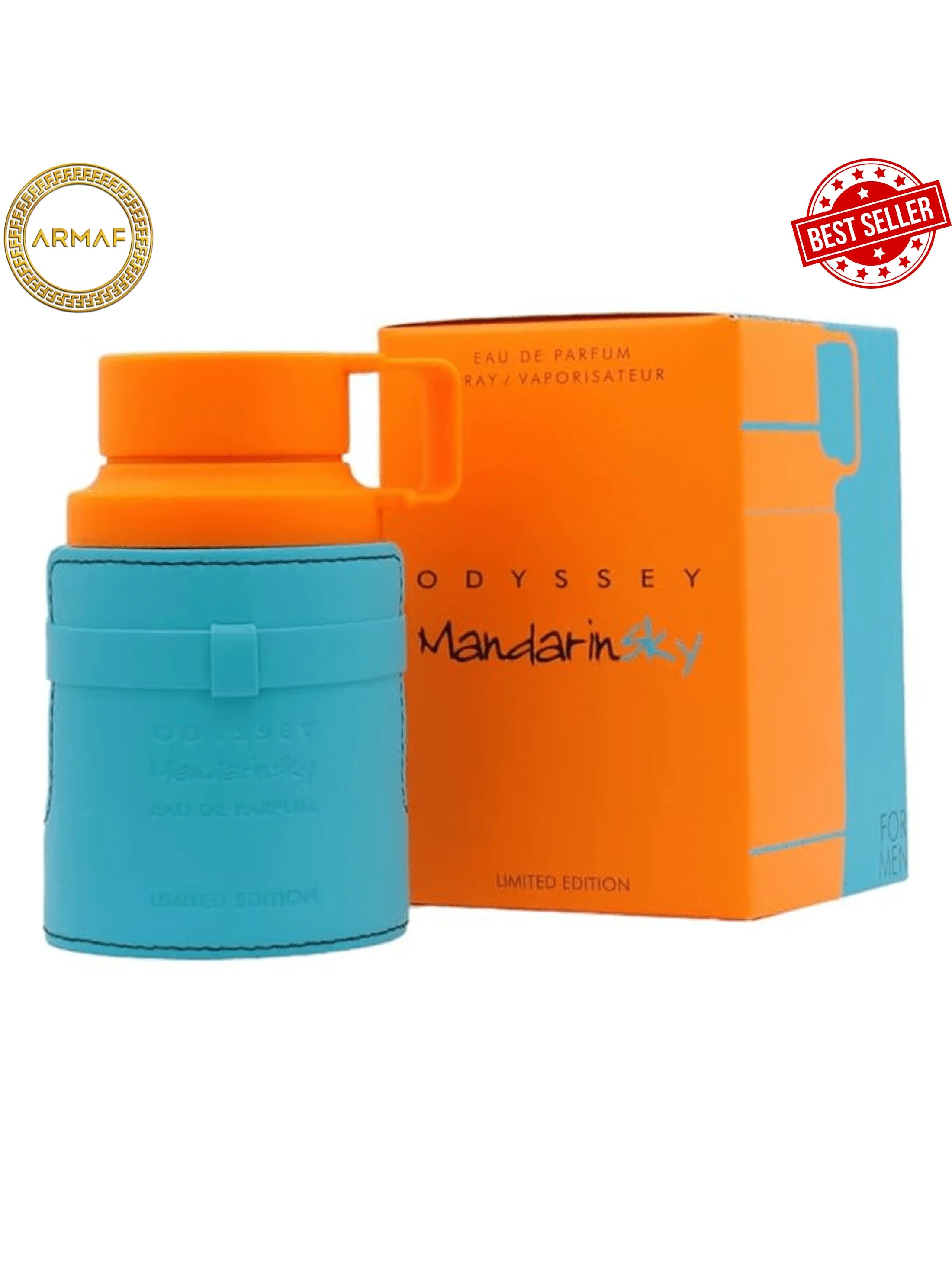 Armaf Odyssey Mandarin Sky Eau De Parfum Spray for Men 3.4Oz / 100Ml