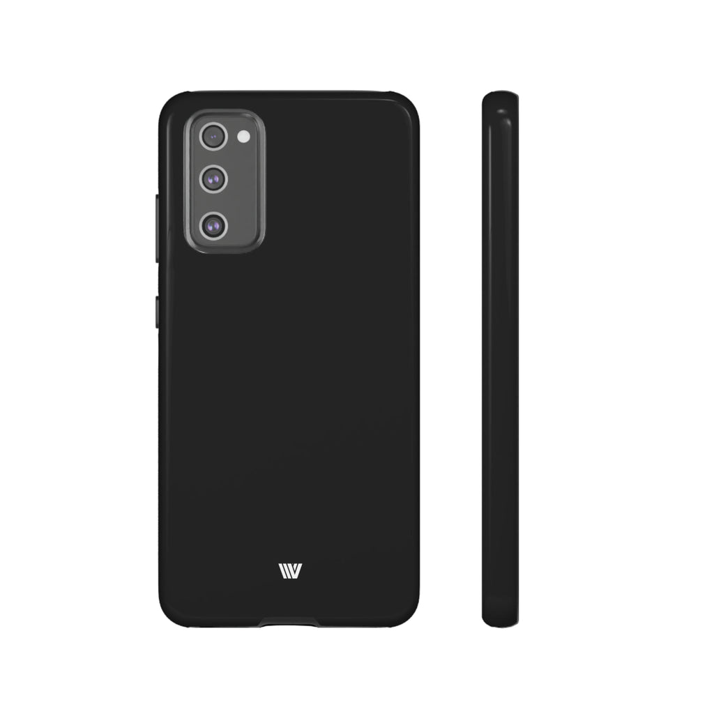 JET BLACK | Tough Phone Case