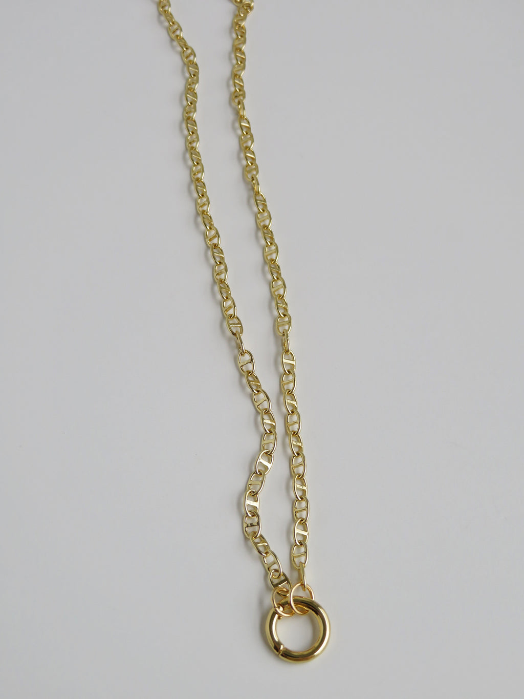 Petite Mariners Charm Holder Necklace - Clicker Clasp - add charms