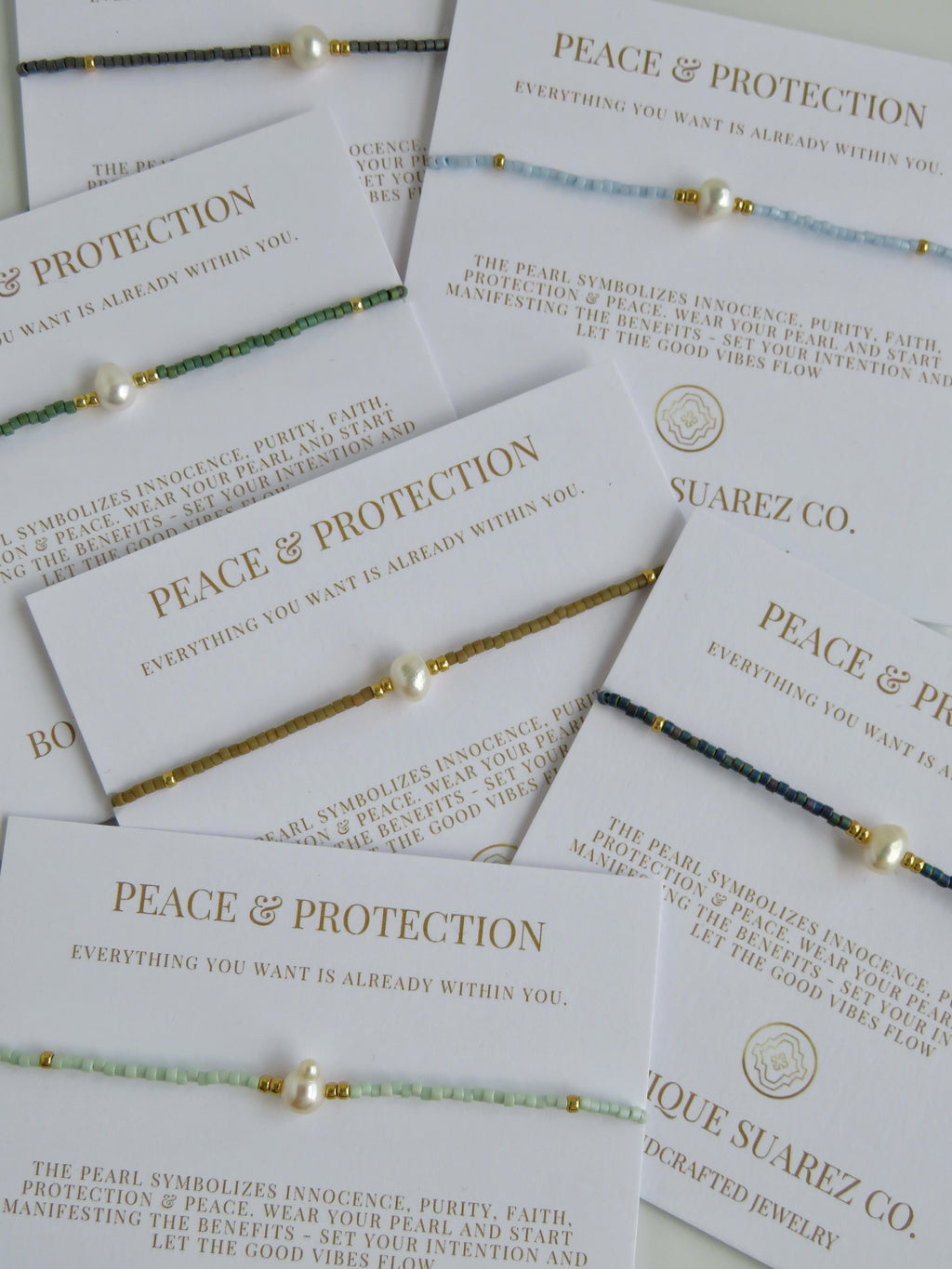 Manifest Peace - Pearl Bracelet