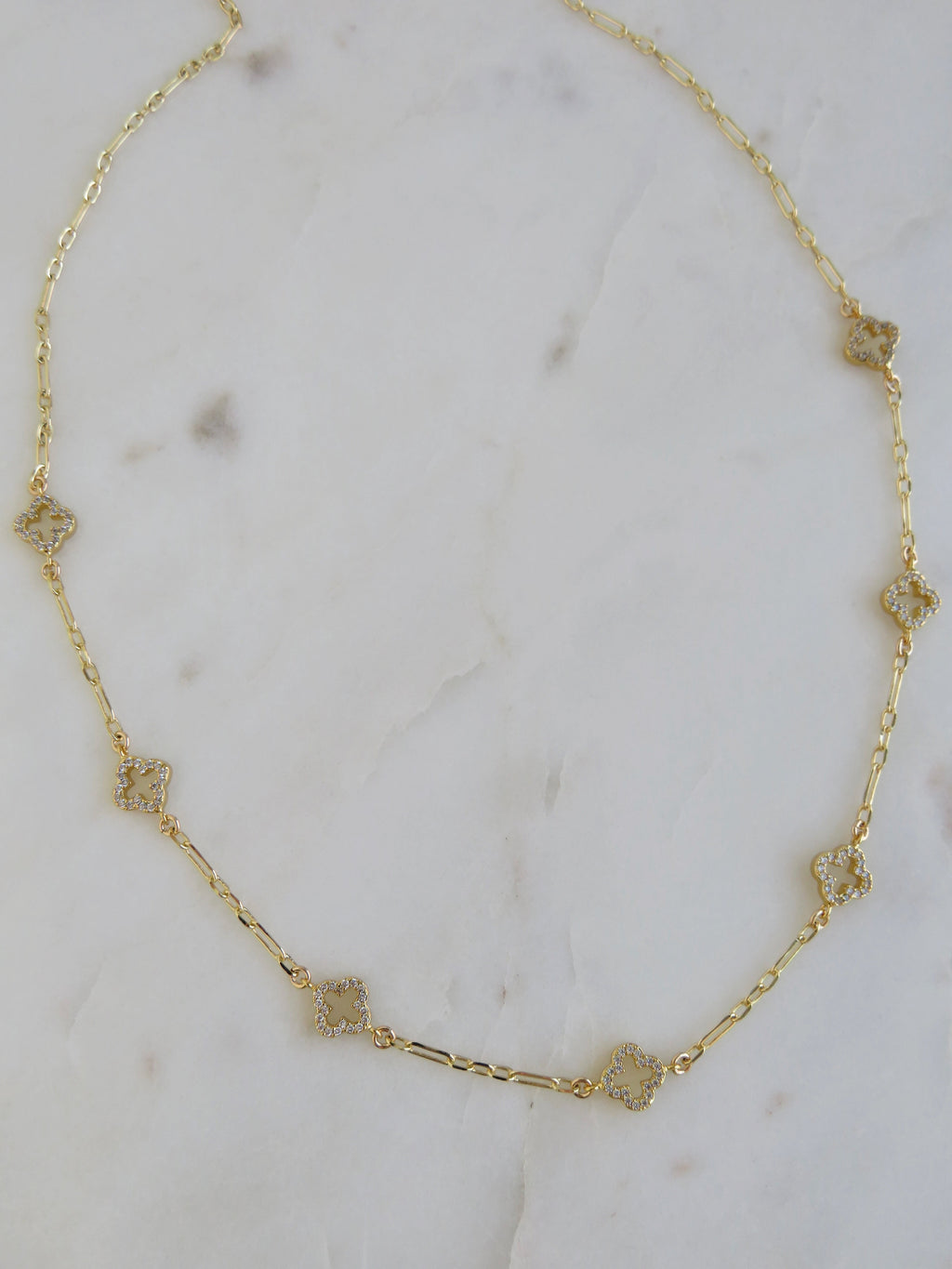 Diamond Clover Necklace