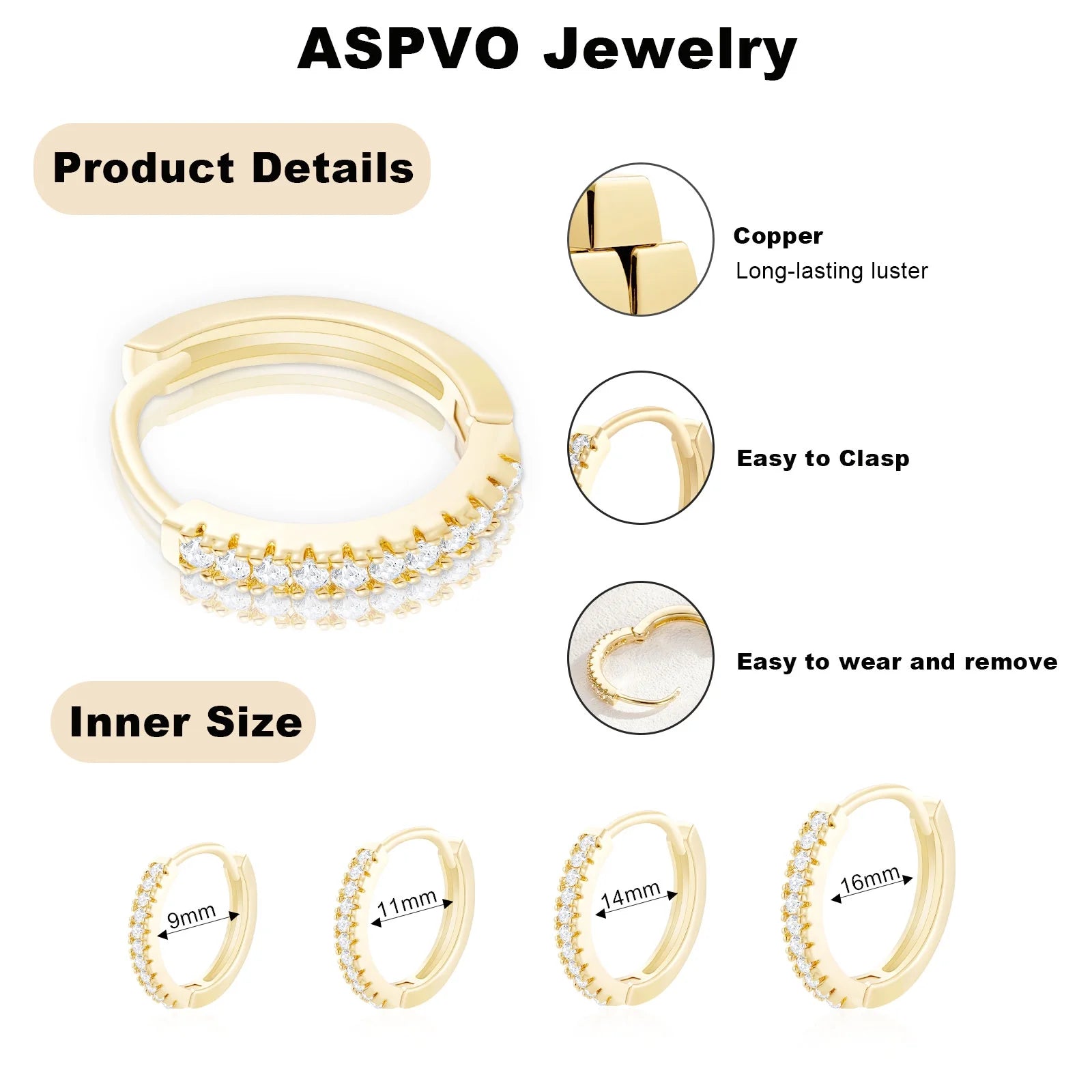 4 Pairs 18K Gold Plated Hoop Earrings for Women CZ Small Huggie Cartilage Post Hypoallergenic Earrings Set for Multiple Piercing Birthday Valentines Day Jewelry Gifts Her Teen Mom Adults Ideas