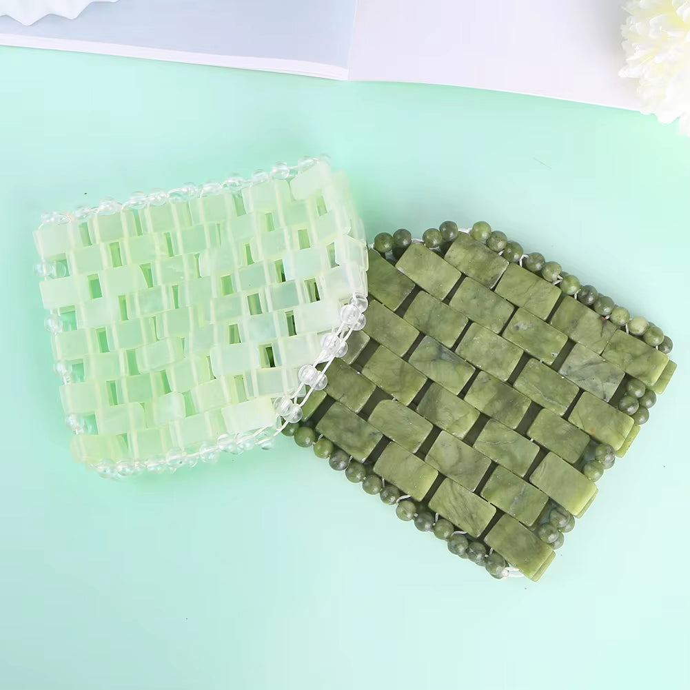 Facial Care Jade Eye Mask Beauty Cooling Cold SPA Massager Face Skincare Massage Tool anti Aging Spa Face Skin Care Tools