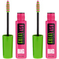 Great Lash BIG Washable Mascara, Volumizing, Thickening, Lengthening Mascara, Brownish Black, 2 Count