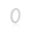 3mm Moissanite Eternity Ring in 925 Sterling Silver