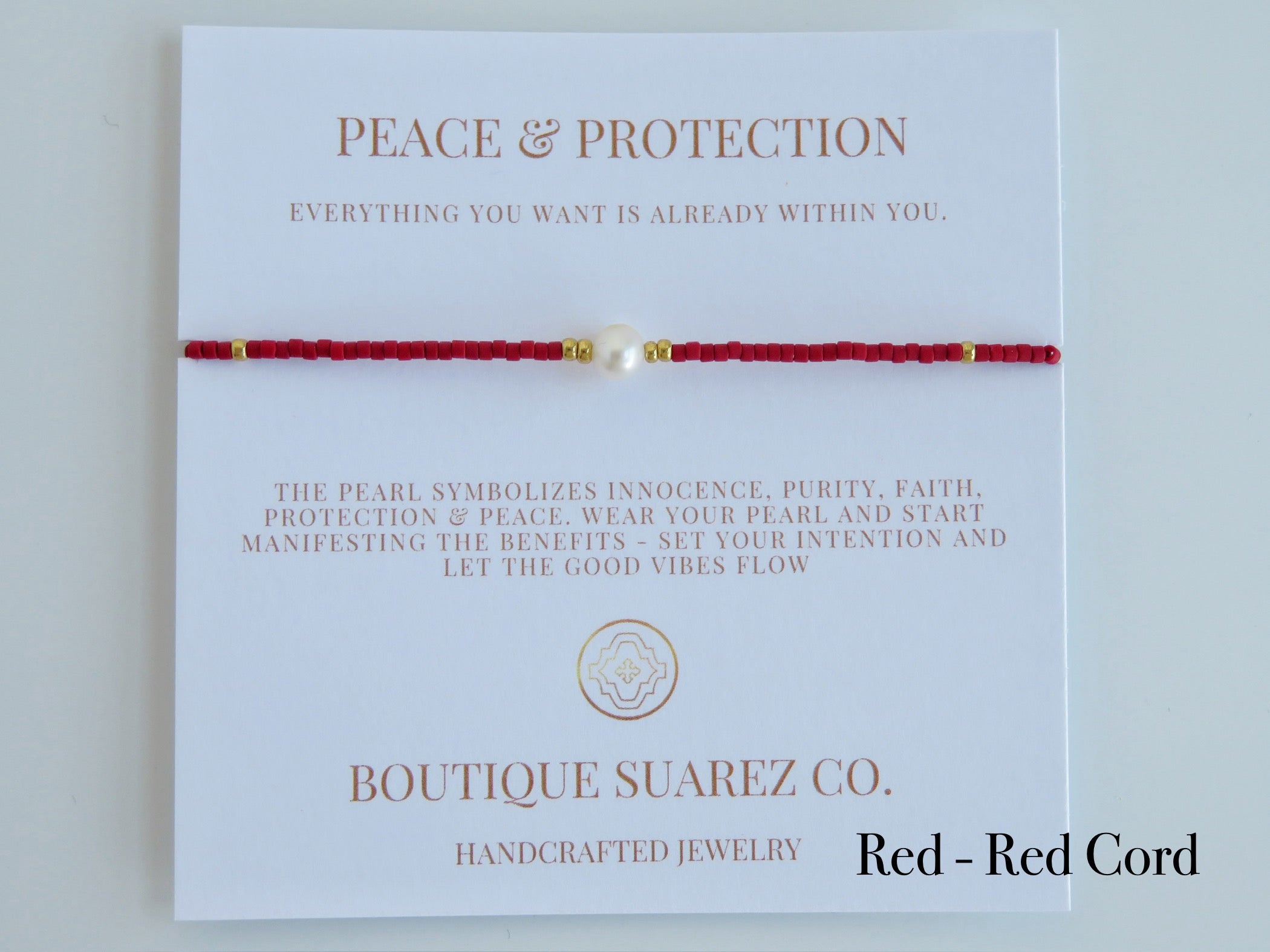 Manifest Peace - Pearl Bracelet