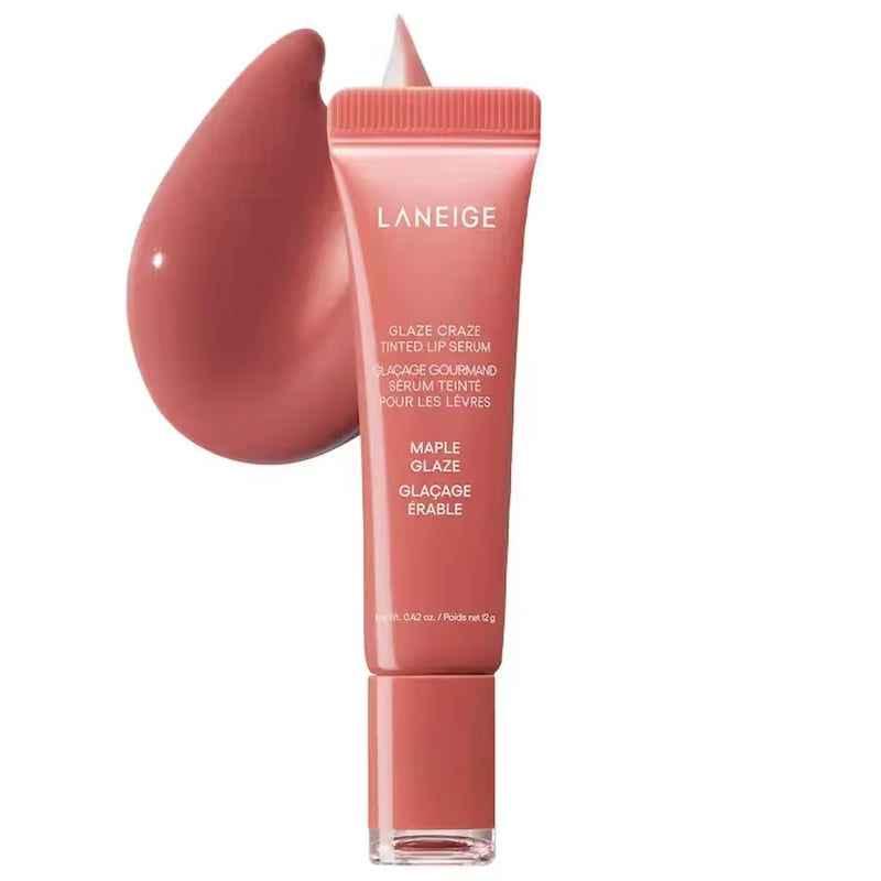 Glaze Craze Tinted Polypeptide Lip Serum Balm Original Lip Glaze Moisturizing Care Lipstick Colorful Lips Gloss Makeup Beauty