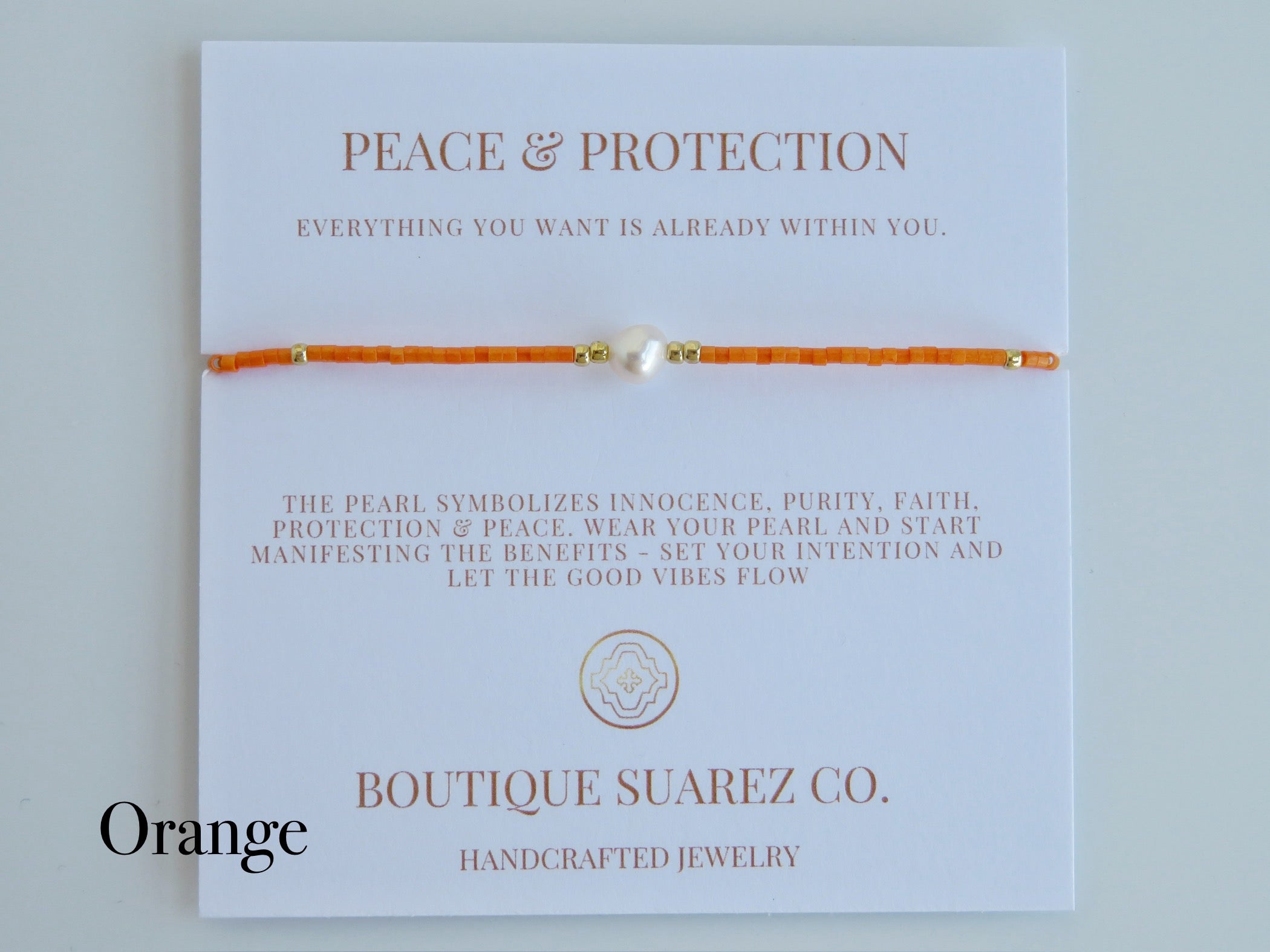 Manifest Peace - Pearl Bracelet
