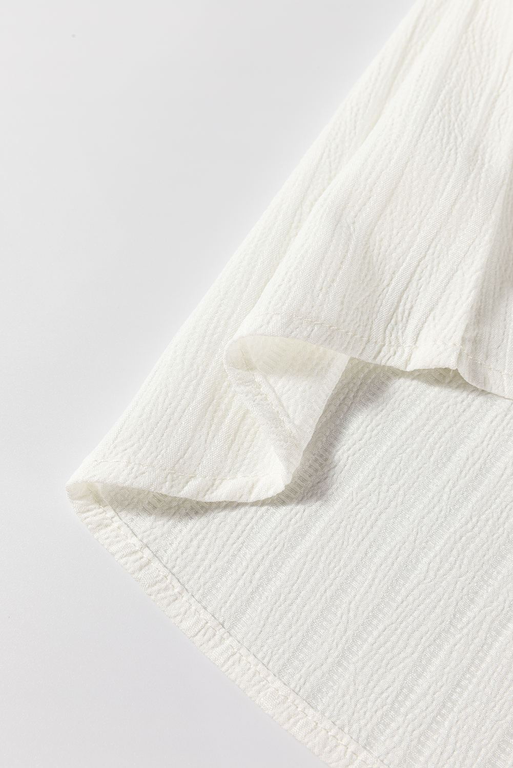 Ramila Textured Colorblock Elegant Blouse