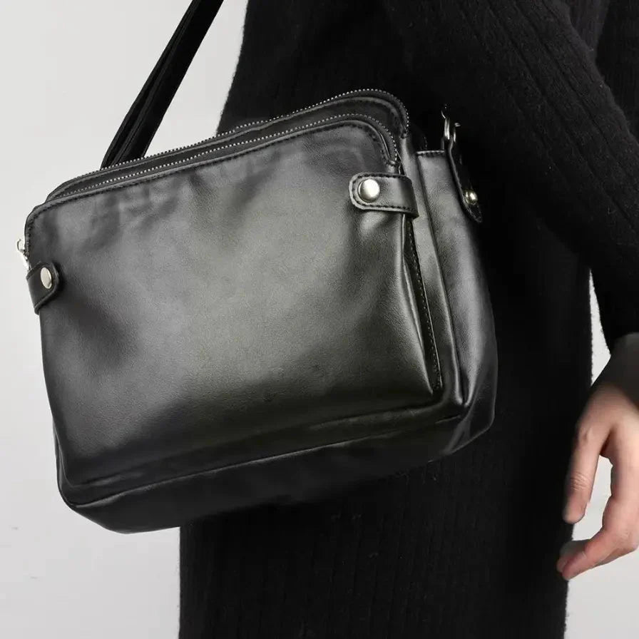 Genuine Leather Crossbody Bag | Elegant Women’S Shoulder Bag