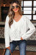 Tessabina Patchwork Embroidered Top