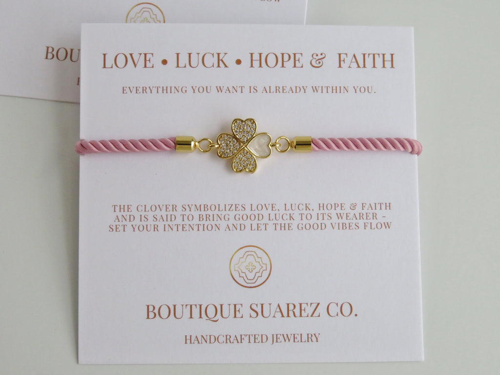 Love and Luck - Clover Bracelet