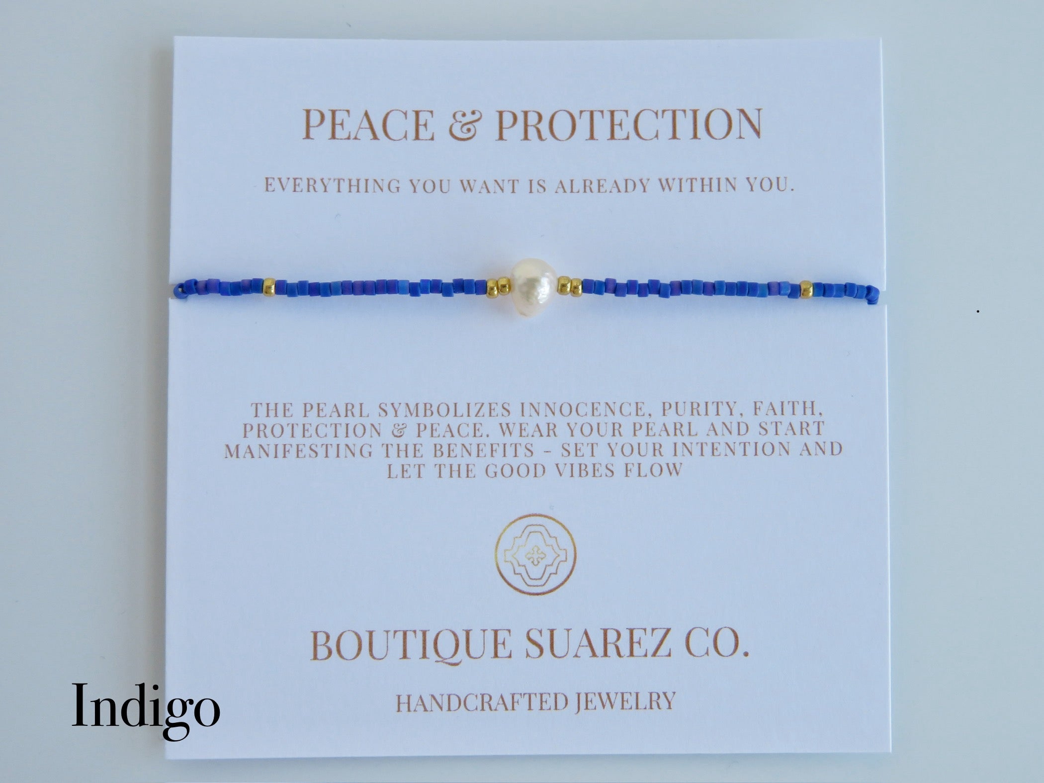 Manifest Peace - Pearl Bracelet