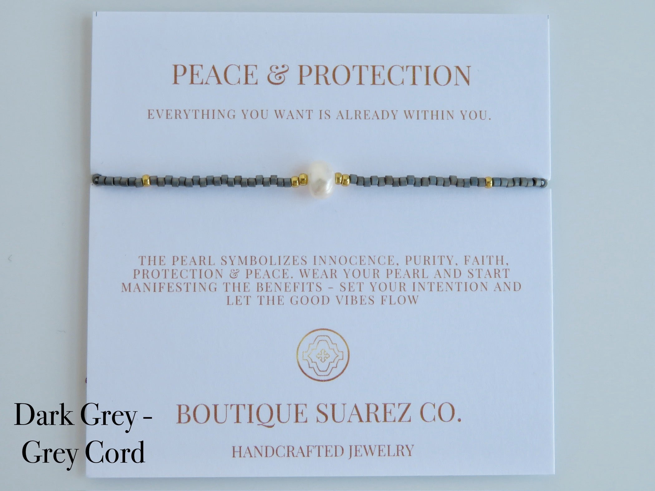 Manifest Peace - Pearl Bracelet