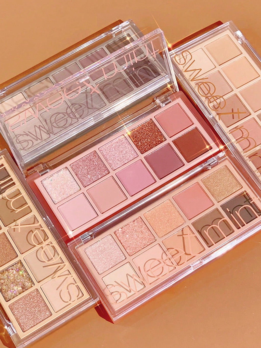 Sweet Mint 10-Color Matte Eyeshadow Palette, 1Pc Highly Pigmented Waterproof Long-Wearing Eyeshadow Tray Eye Shadow