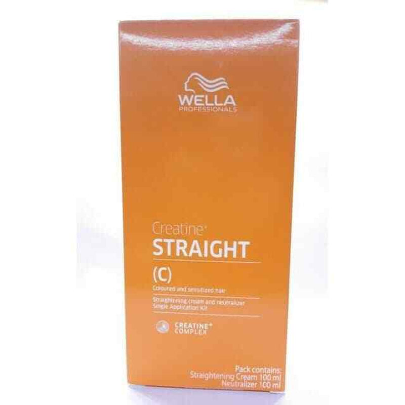 6X WELLA WELLASTRATE Permanent Straight System Hair Straightening Cream # MILD