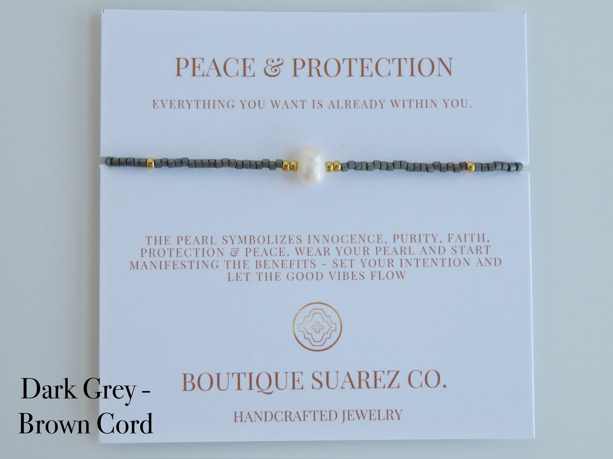 Manifest Peace - Pearl Bracelet
