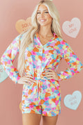 Remi Heart Collared Tunic Shirt