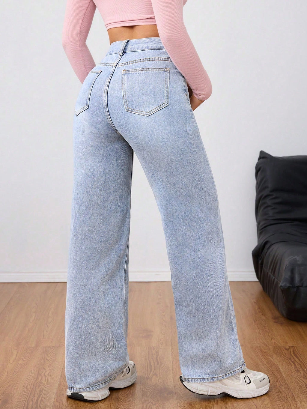 Jeanoix High Waist Wide Leg Jeans