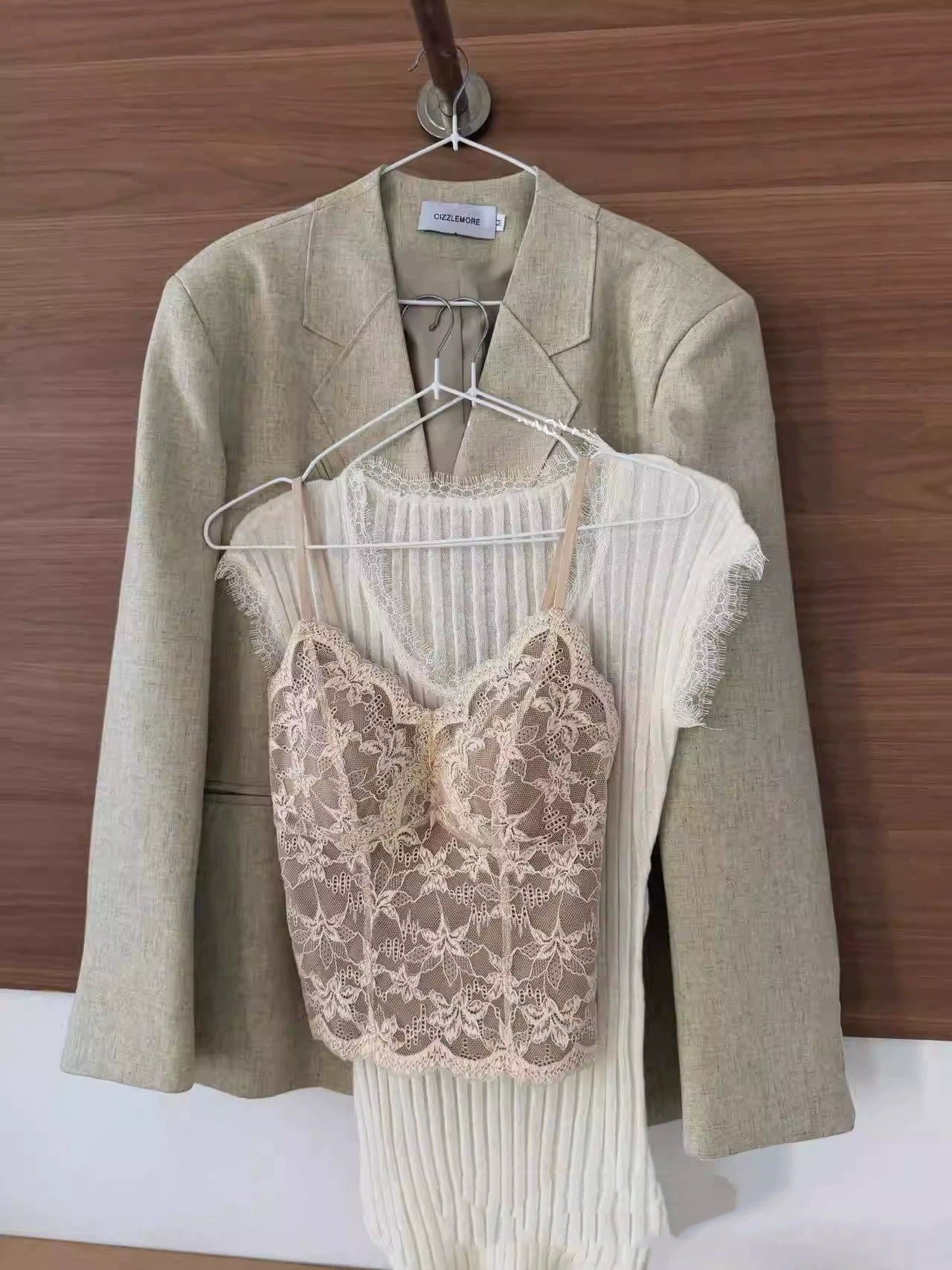 Lace Camisole Womens Wireless Beautiful-Back Bra