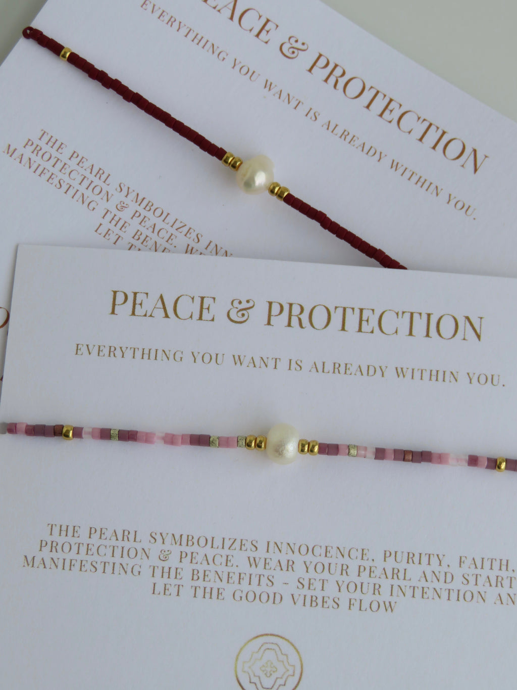 Manifest Peace - Pearl Bracelet