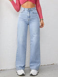 Jeanoix High Waist Wide Leg Jeans