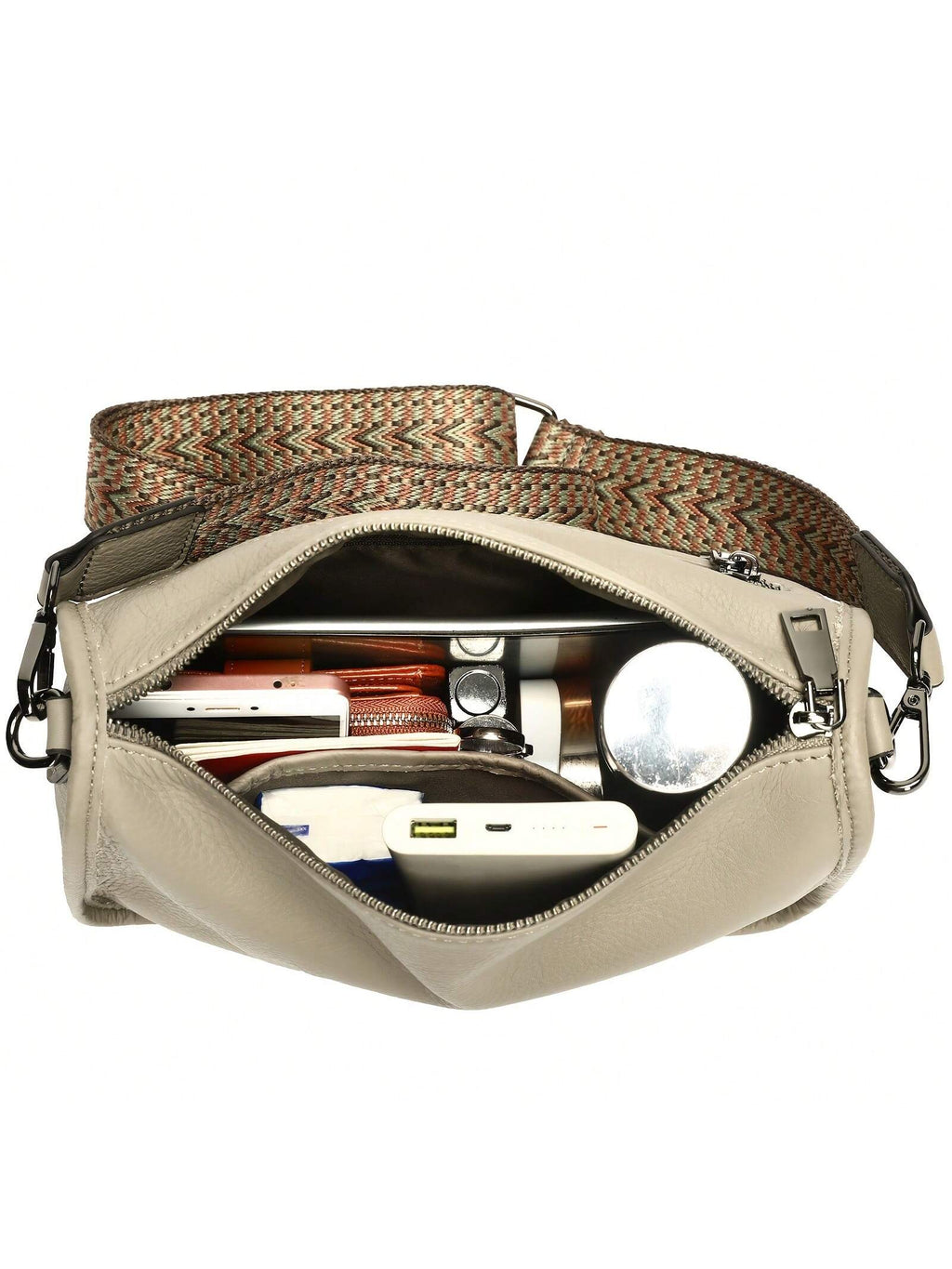 Genuine Leather Retro Casual Shoulder Bag Messenger Bag for Women- Adjustable Strap, Soft & Durable Lady Casual Handbag with Multiple Compartments