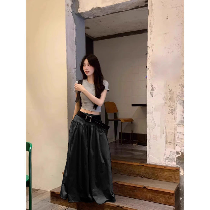 Women's Korean-style Summer High-waisted Casual Skirt
