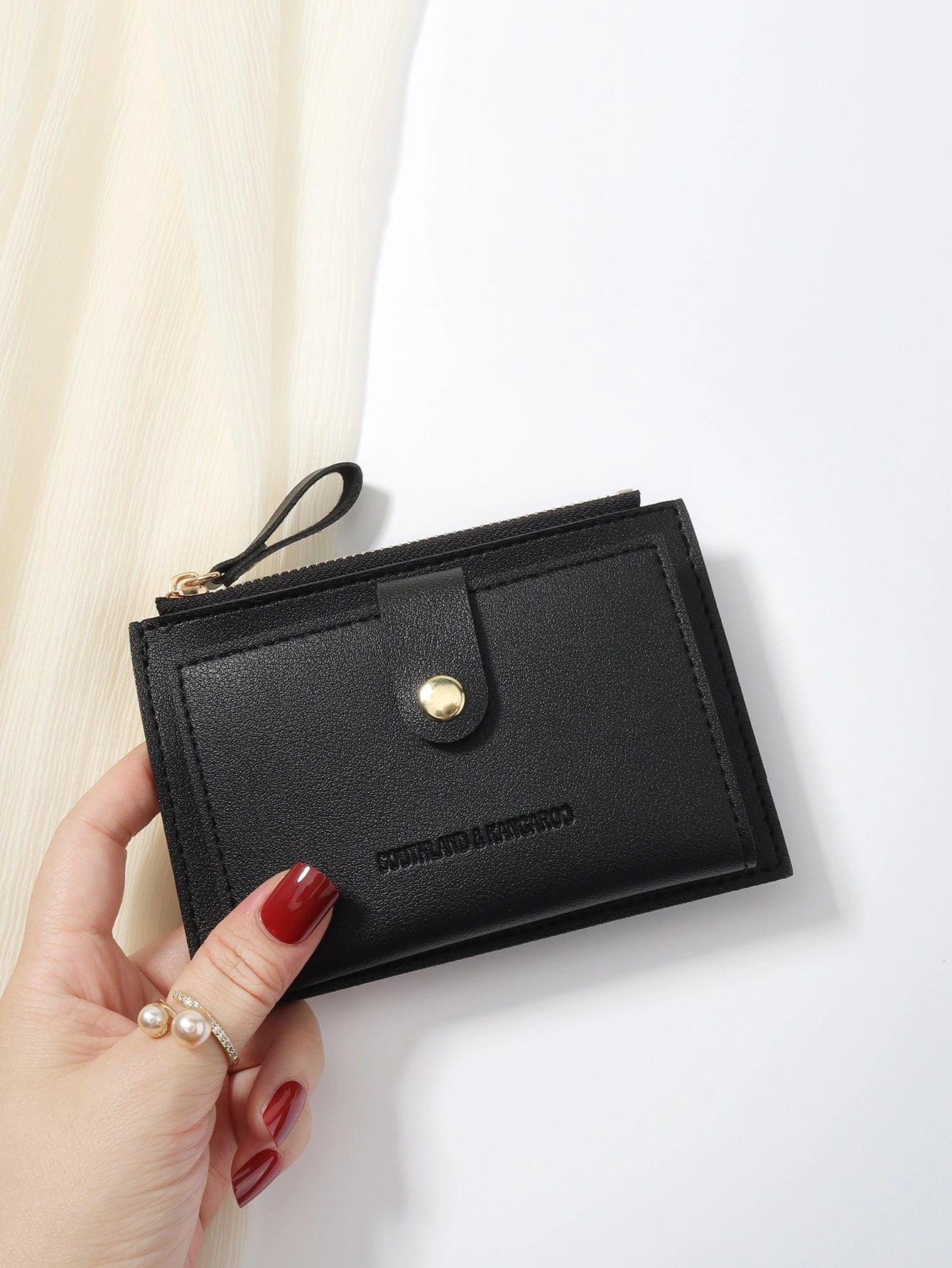 SOUTHLAND&KANGAROO Fashionable Multi-Card Letter Print Cardholder Lightweight Portable Card ID Card White-Collar Workers for Female for Holiday for Anniversary for Birthday Gift Accessories Gifts for Teacher Gift for Girlfriend Gifts Present Casual Card Holder Wallet Business Card Holder Credit Card Holder Women for Women Wallet Mini Wallet Purse Wallet Card Wallet