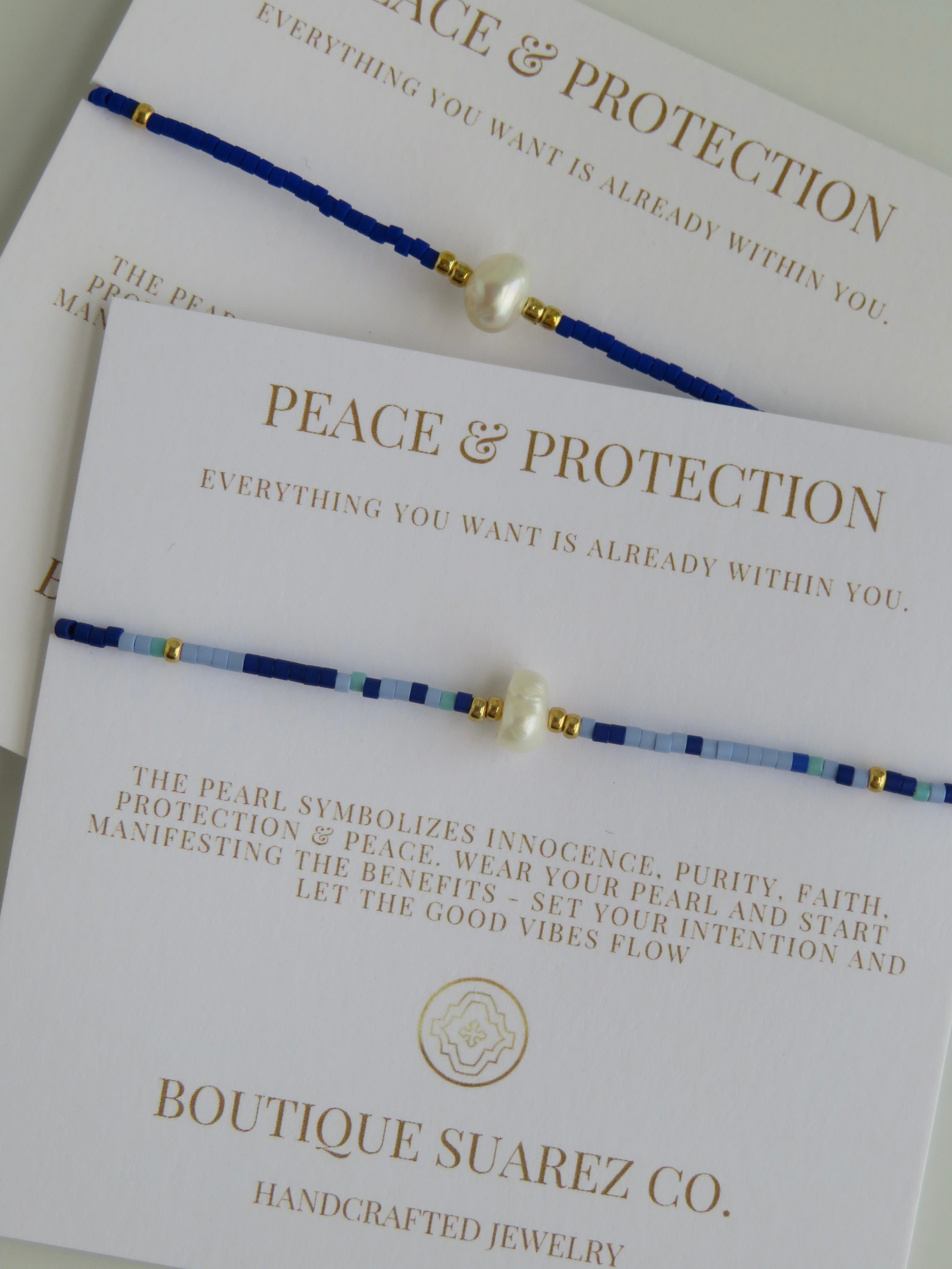Manifest Peace - Pearl Bracelet