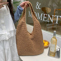 Large Capacity Seaside Vacation Beach Single Shoulder Woven Bag