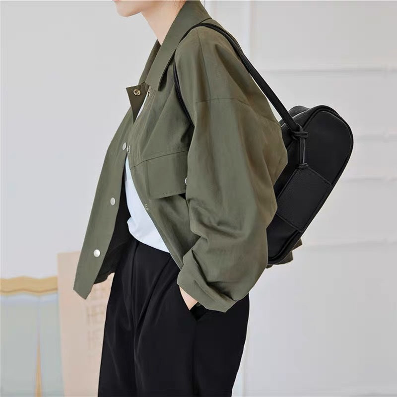 Niche Hong Kong-style Retro Chic Casual Workwear Jacket