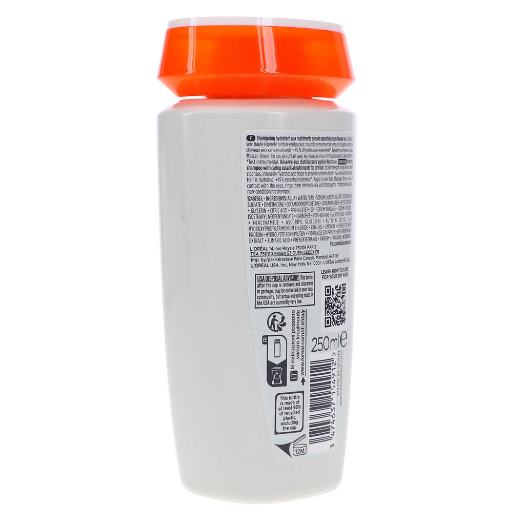 Nutritive Bain Satin Shampoo 8.5 Oz