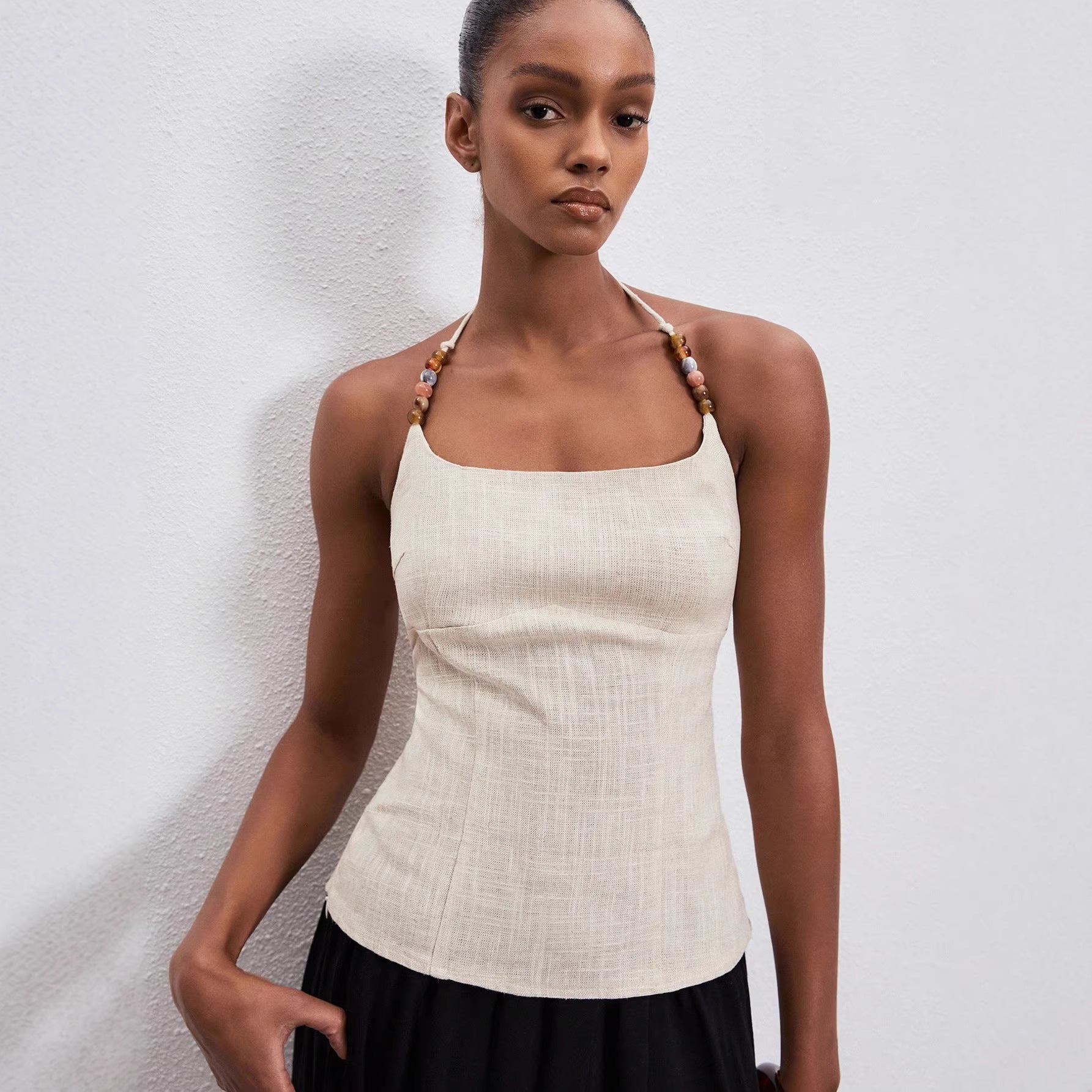 Women's Slim-fit Square-neck Slip Top